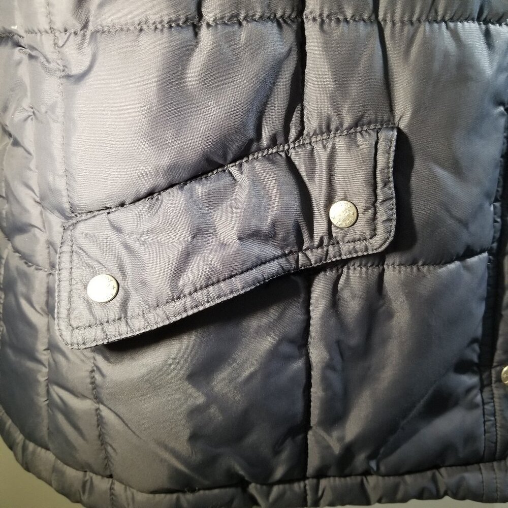 Tommy Hilfiger puffer jacket, size M in blue (or maybe dark gray) - Picture 10 of 16
